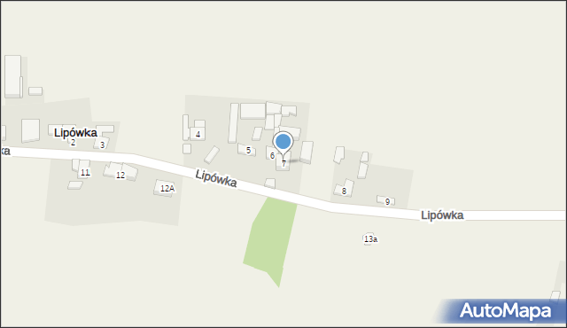 Lipówka, Lipówka, 7, mapa Lipówka