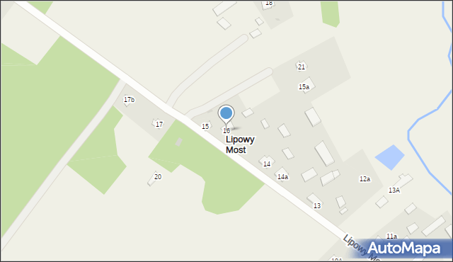 Lipowy Most, Lipowy Most, 16, mapa Lipowy Most