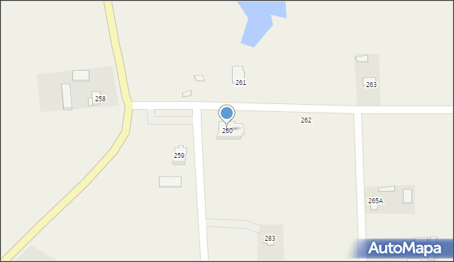 Lipsko, Lipsko, 260, mapa Lipsko