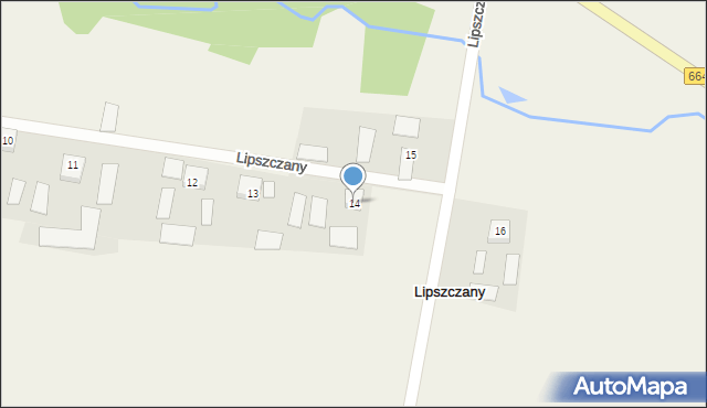 Lipszczany, Lipszczany, 14, mapa Lipszczany