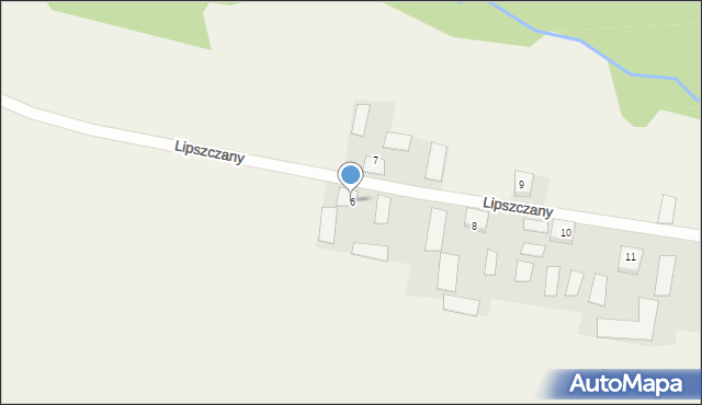 Lipszczany, Lipszczany, 6, mapa Lipszczany