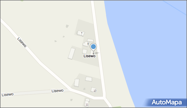 Lisewo, Lisewo, 9, mapa Lisewo