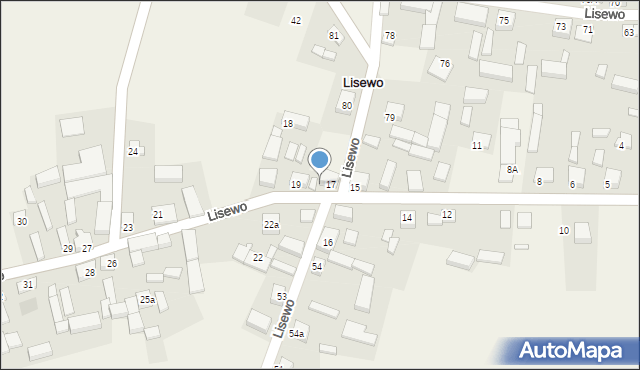 Lisewo, Lisewo, 46, mapa Lisewo