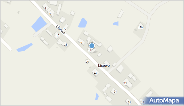 Lisewo, Lisewo, 13, mapa Lisewo