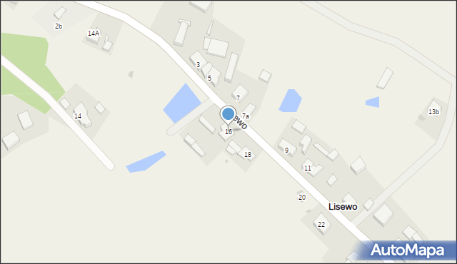 Lisewo, Lisewo, 16, mapa Lisewo