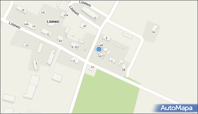 Lisewo, Lisewo, 4/1, mapa Lisewo