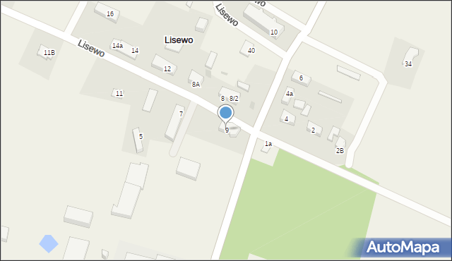 Lisewo, Lisewo, 9, mapa Lisewo