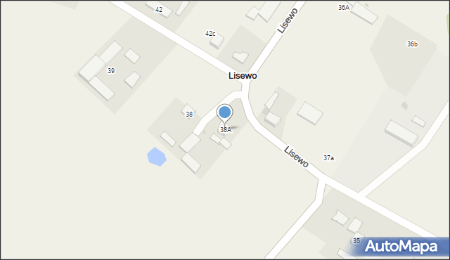 Lisewo, Lisewo, 38A, mapa Lisewo