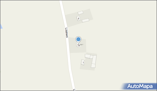 Lisewo, Lisewo, 7a, mapa Lisewo