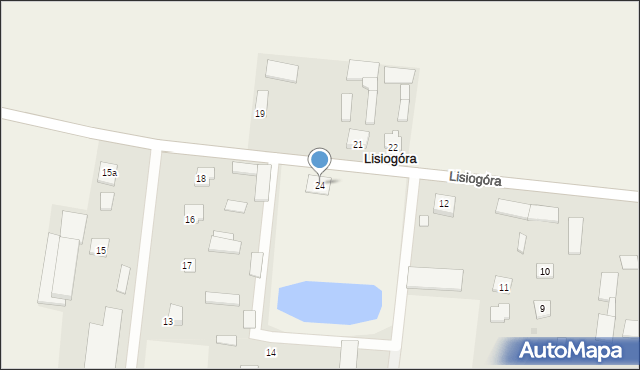 Lisiogóra, Lisiogóra, 24, mapa Lisiogóra