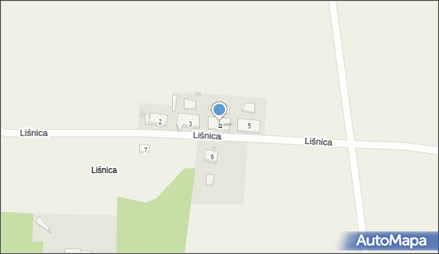 Liśnica, Liśnica, 4, mapa Liśnica