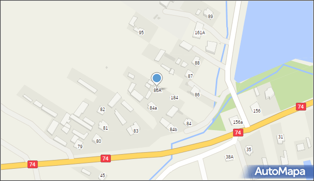 Liśnik Duży, Liśnik Duży, 86A, mapa Liśnik Duży