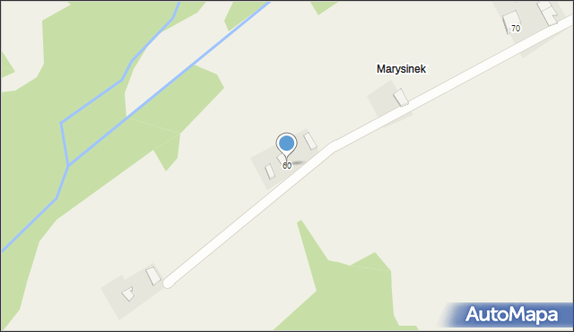 Lisów, Lisów, 60, mapa Lisów