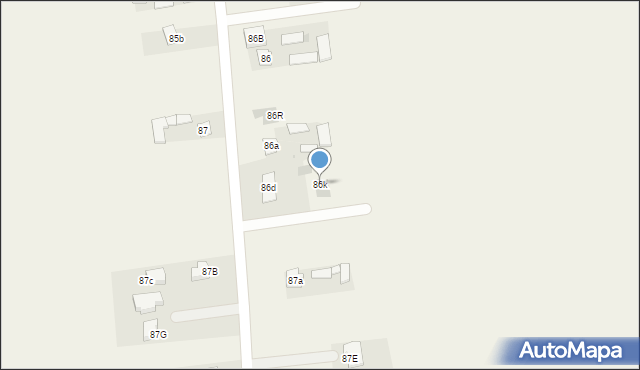 Lisów, Lisów, 86k, mapa Lisów