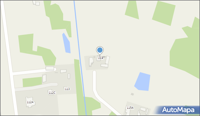 Lisów, Lisów, 114, mapa Lisów