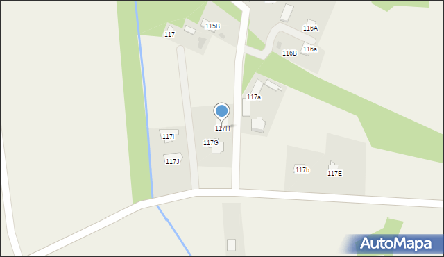 Lisów, Lisów, 117H, mapa Lisów