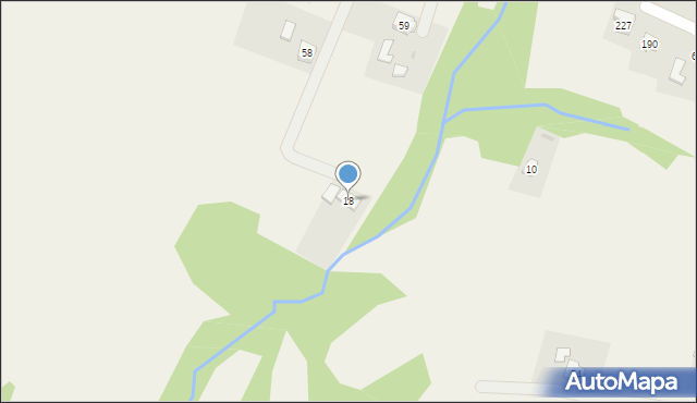 Lisów, Lisów, 18, mapa Lisów