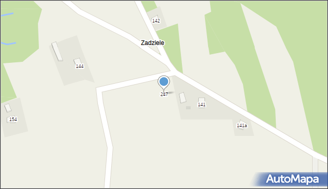 Lisów, Lisów, 247, mapa Lisów