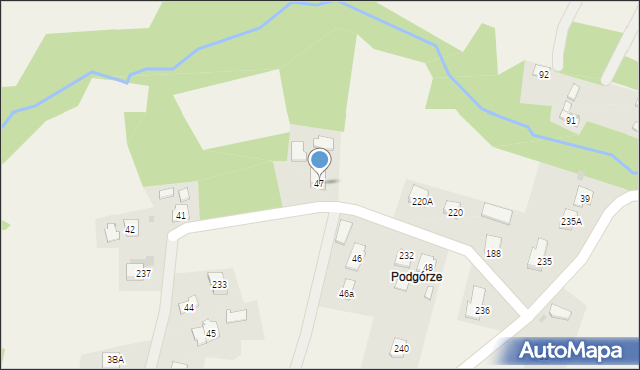 Lisów, Lisów, 47, mapa Lisów