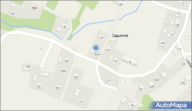 Lisów, Lisów, 77, mapa Lisów