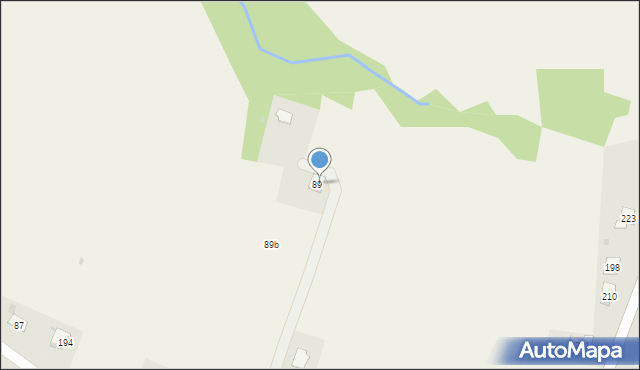 Lisów, Lisów, 89a, mapa Lisów