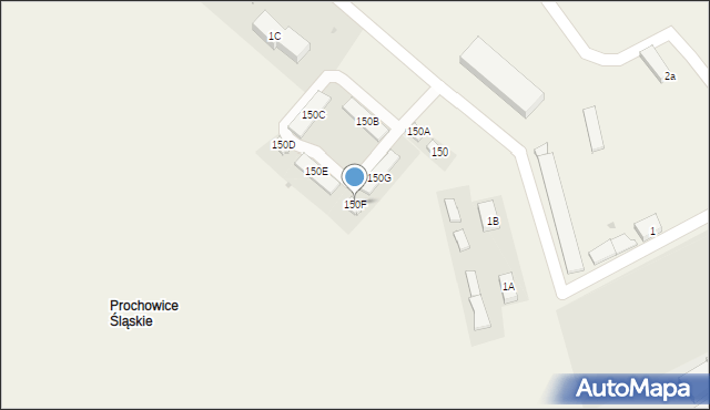 Lisowice, Lisowice, 150F, mapa Lisowice