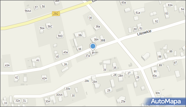 Lisowice, Lisowice, 37, mapa Lisowice