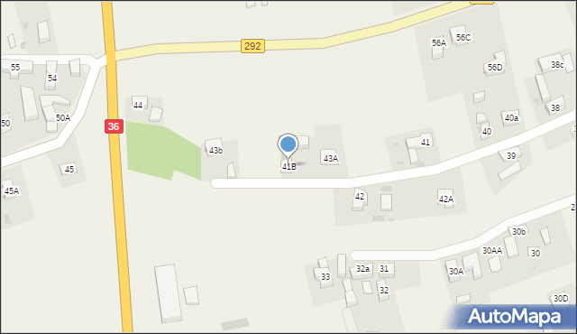 Lisowice, Lisowice, 41B, mapa Lisowice