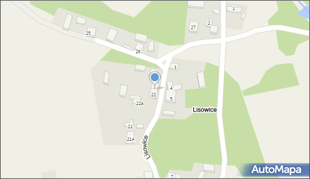 Lisowice, Lisowice, 23, mapa Lisowice