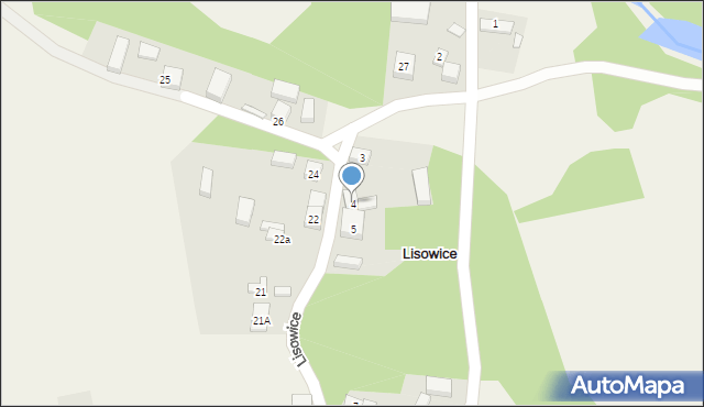 Lisowice, Lisowice, 4, mapa Lisowice