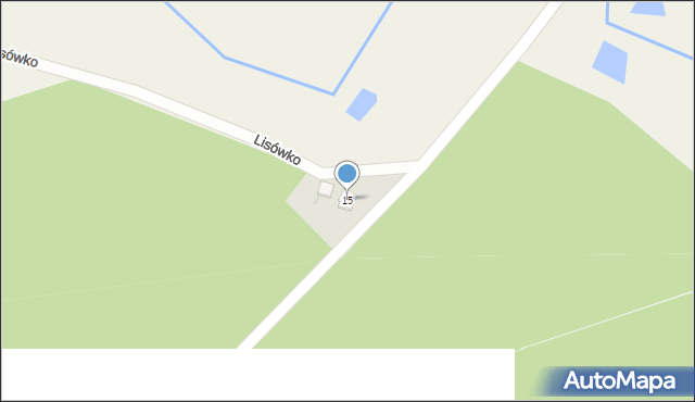 Lisówko, Lisówko, 15, mapa Lisówko