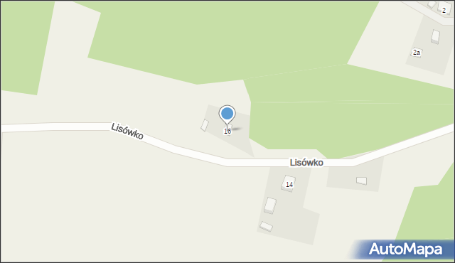 Lisówko, Lisówko, 16, mapa Lisówko