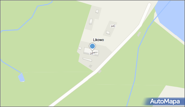 Lisowo, Lisowo, 14/7, mapa Lisowo