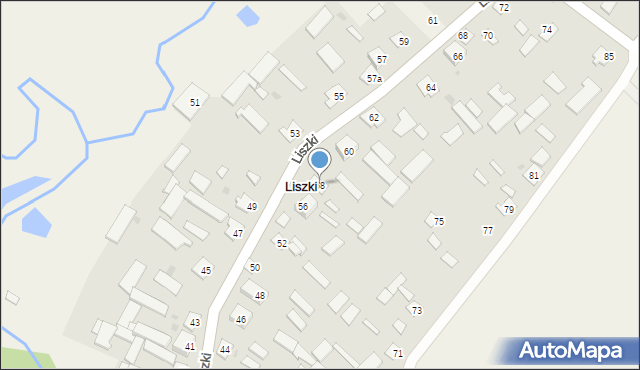 Liszki, Liszki, 58, mapa Liszki