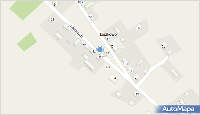 Liszkowo, Liszkowo, 32, mapa Liszkowo