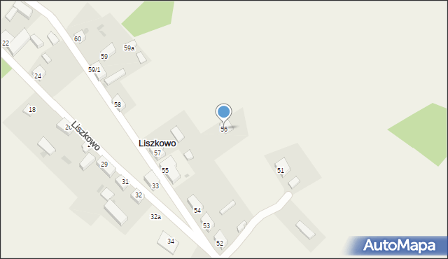 Liszkowo, Liszkowo, 56, mapa Liszkowo