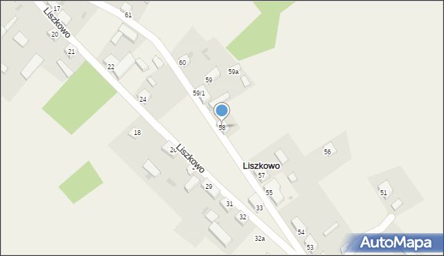 Liszkowo, Liszkowo, 58, mapa Liszkowo