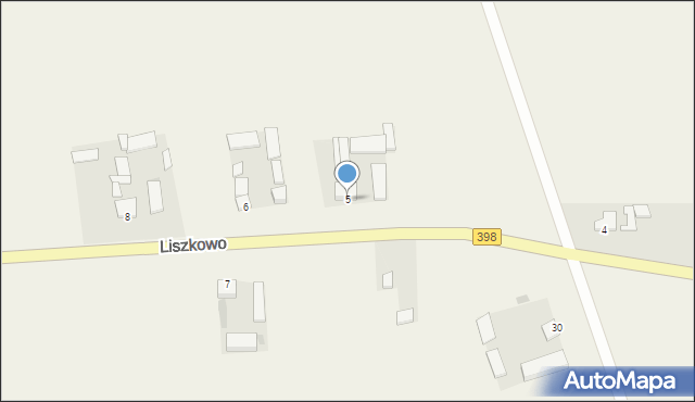 Liszkowo, Liszkowo, 5, mapa Liszkowo