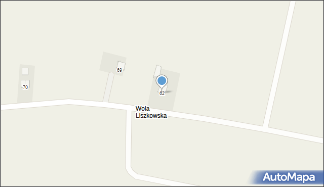 Liszkowo, Liszkowo, 62, mapa Liszkowo