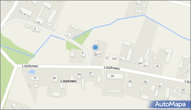 Liszkowo, Liszkowo, 10, mapa Liszkowo