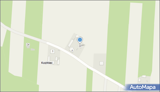 Liszno-Kolonia, Liszno-Kolonia, 22, mapa Liszno-Kolonia