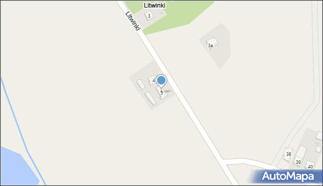 Litwinki, Litwinki, 5, mapa Litwinki