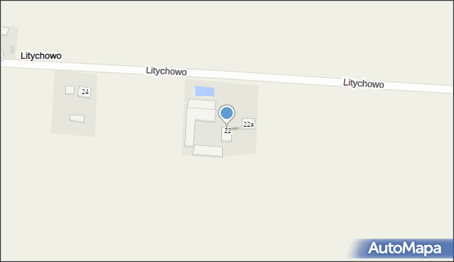 Litychowo, Litychowo, 22, mapa Litychowo