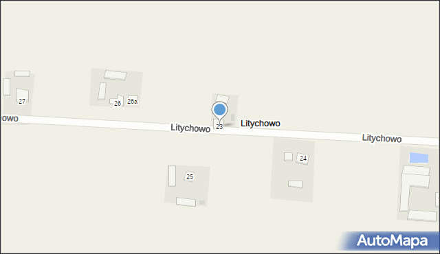 Litychowo, Litychowo, 23, mapa Litychowo