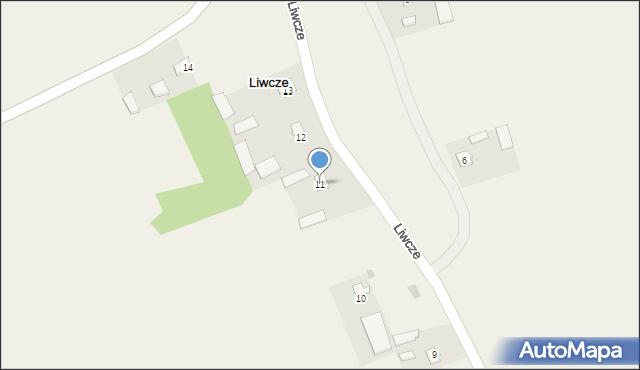 Liwcze, Liwcze, 11, mapa Liwcze