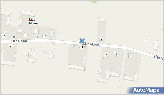 Liza Nowa, Liza Nowa, 8, mapa Liza Nowa
