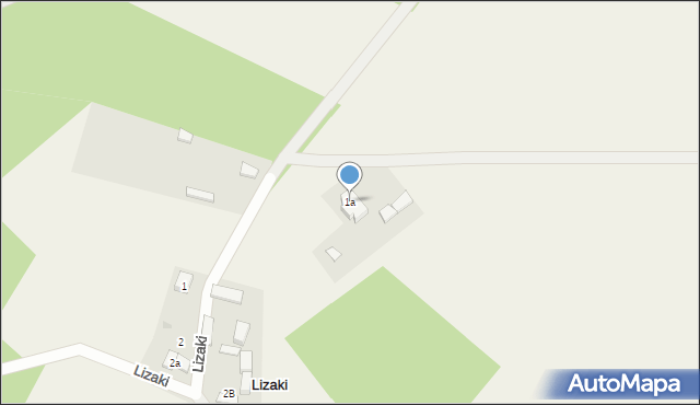 Lizaki, Lizaki, 1a, mapa Lizaki