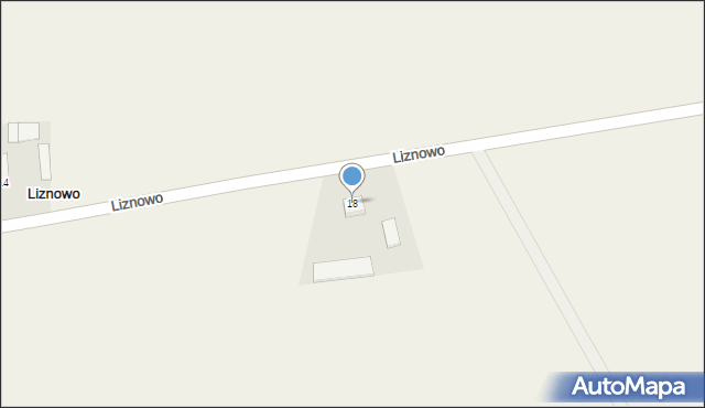 Liznowo, Liznowo, 18, mapa Liznowo
