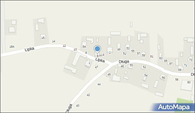 Majdan Górny, Lipka, 6, mapa Majdan Górny