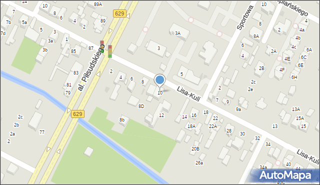 Marki, Lisa-Kuli Leopolda, płk., 10, mapa Marki